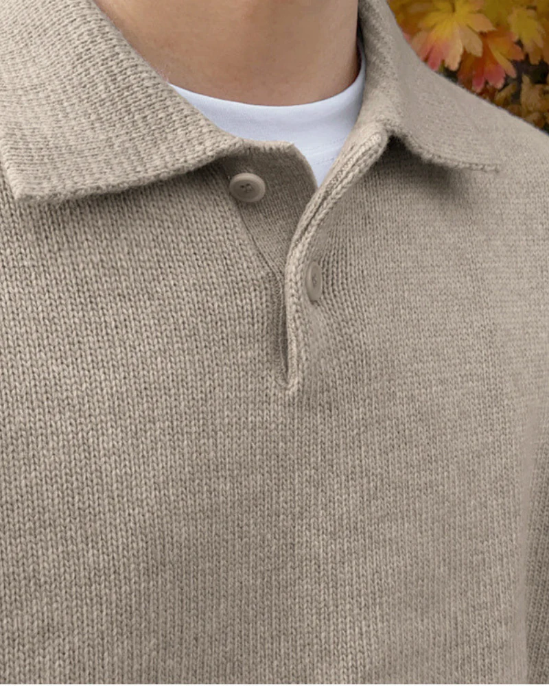 Woolen Button Closure