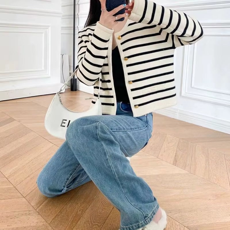 Premium Striped Wool Vest