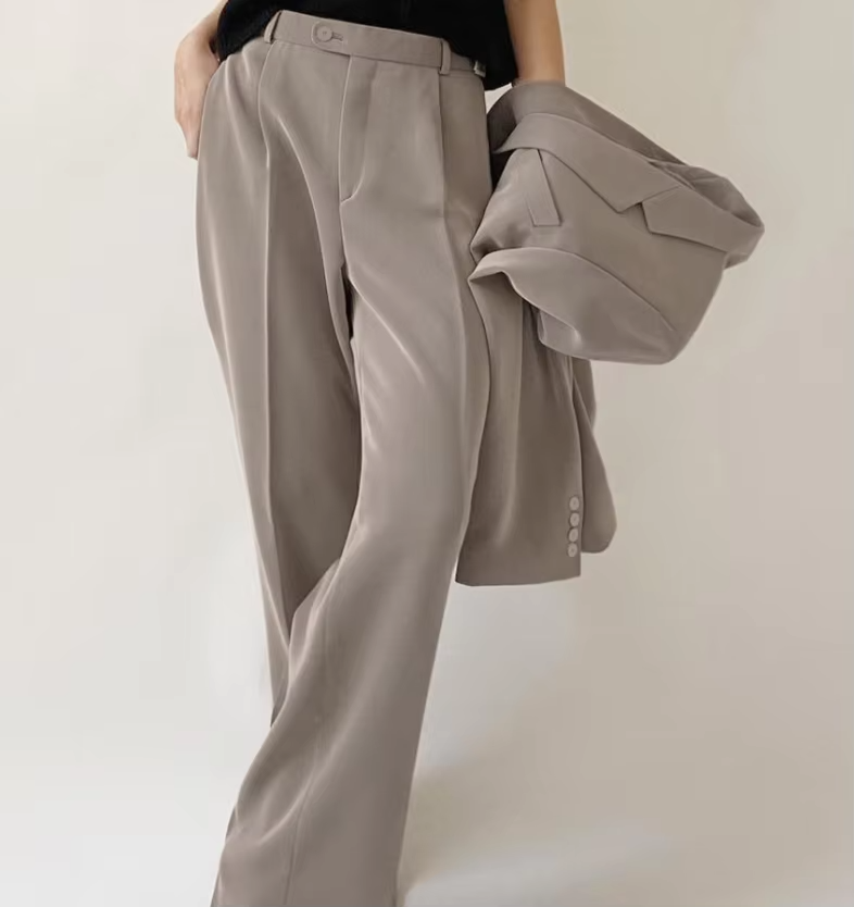 Woolen Oversized Pantalon