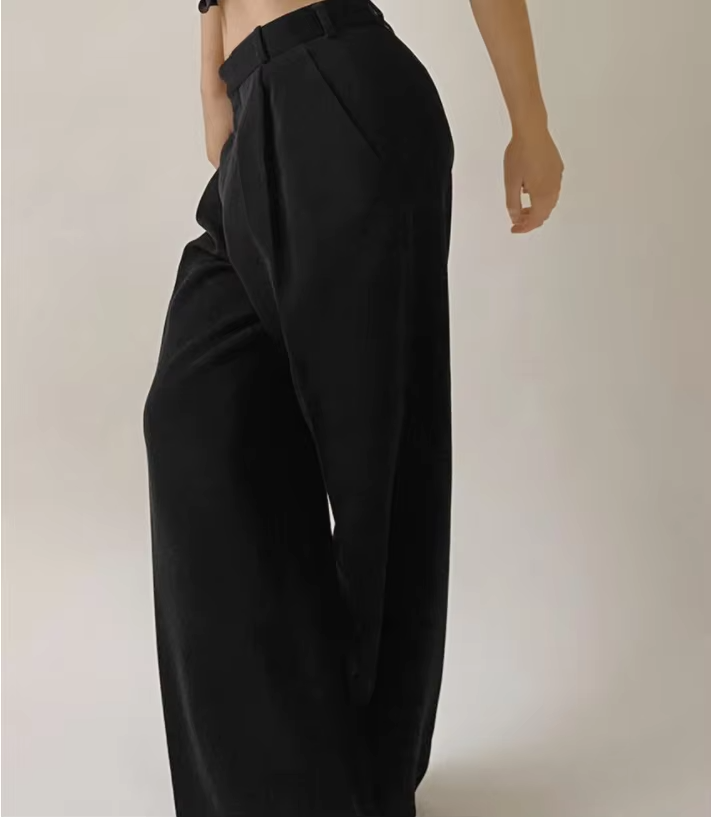 Woolen Oversized Pantalon